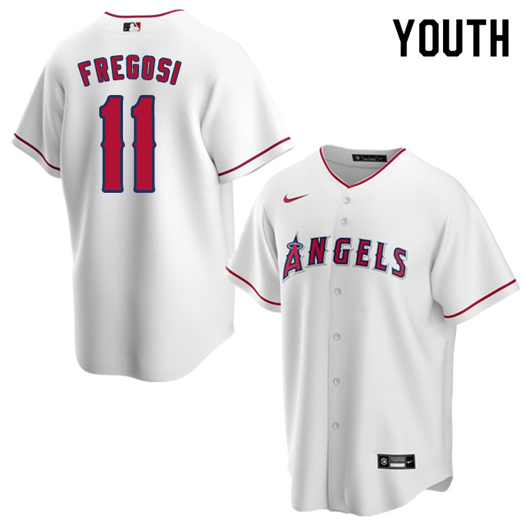 Nike Youth #11 Jim Fregosi Los Angeles Angels Baseball Jerseys Sale-White